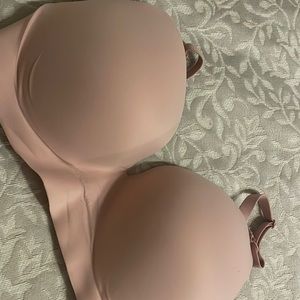 Pink/blush Victoria’s Secret no wire bra sz 36DD